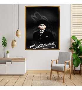 ÇERÇEVELİ ATATÜRK TABLO S727