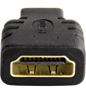 Adaptör HDMI A Soket - D (Micro)Fiş Altın Uç Siyah