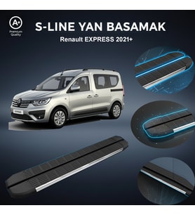 Renault Express S-Line Premium Krom Yan Basamak 2021 Sonrası