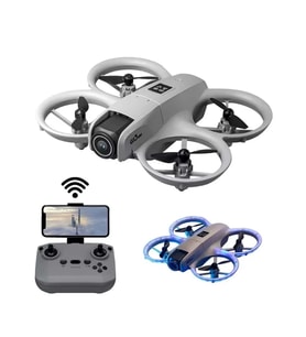 Işıklı Mini Drone Çift Batarya ve Yedek Pervane Setli