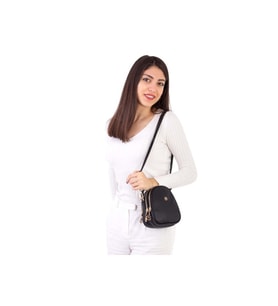 Nas Bag Mini Kadın Çapraz Çanta (Siyah)