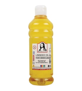 Keten Yağı 500 ml 1 Adet Resim Yağı Monalisa Rafine Bezir Yağı Yağlı Boya İncelticisi Yağlı Boya Yardımcı Malzemesi