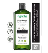 Agarta Doğal Saç Dökülmesine Karşı Siyah Sarımsaklı Şampuan 400 ml