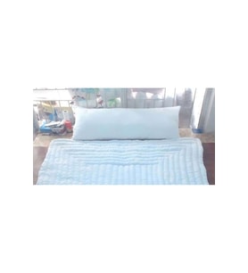 Karı Koca Yastığı 50x130, Doğal Pamuk, Uzun Yastık (50x130) (Beyaz)