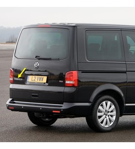 VW Transporter T6 2011-2015 Arka Bagaj Caravelle Yazısı 7E9853687