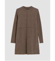 LCW Comfort Kahverengi Bisiklet Yaka Elbise