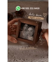 Kişiye Özel Işıklı Fotoğraf Kutusu 16 Fotoğraf – Dönen Anı Kutusu Sevgiliye En Anlamlı Hediye NİSHORA