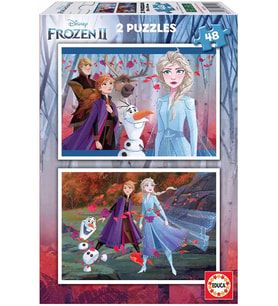 Educa 2x48 Parça Frozen 2 Puzzle Yapboz