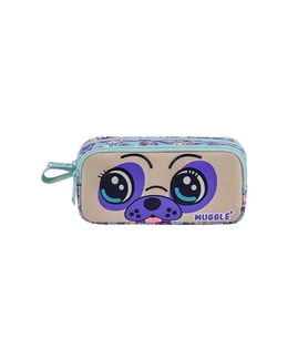 Muggle Kalem Çantası Dog Mor İki Bölmeli Kalemlik (Karışık)