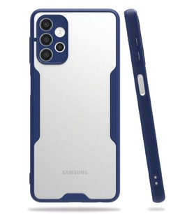 Durukar® Samsung Galaxy A72 Kılıf Platin Silikon - Lacivert