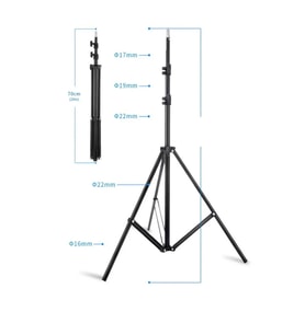 2.1 Tripod Stand Led Işık İçin