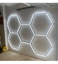 Cata CT-9082 Anzer 240W LED Lineer Hexagon Showroom Armatür Beyaz Işık 6400K Dekoratif Tavan Aydınlatma