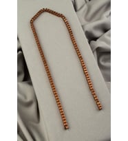Hematit Doğal Taş Parlak Kahverengi Küp Kesim 4x4mm Dizi [AA]