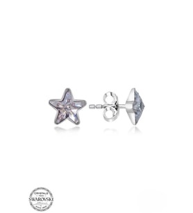 SWAROVSKİ TAŞLI  CRYSTAL YILDIZ 925 AYAR GÜMÜŞ KÜPE
