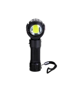 S-link SL-F860 3W Cob+3W Led Pilli Dönebilen Çift Başlıklı Manyatik Tutuculu El Feneri