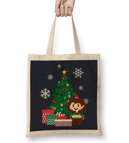 Chara Around The Christmas Tree Undertale Bez Çanta Uzun Saplı