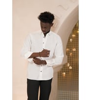 Dorss Yaka Düğmeli Yazlık İnce Tiril Tiril  %100 Modal Slimfit Gömlek