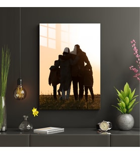 Kişiye Özel Dikey Metal Poster