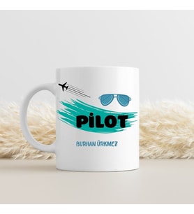 Pilotlara Özel Tasarımlı Kupa Bardak