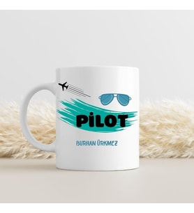 Pilotlara Özel Tasarımlı Kupa Bardak