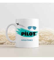 Pilotlara Özel Tasarımlı Kupa Bardak