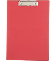444K A4 Pvc Kapaksız Sekreter Tablası, Kırmızı