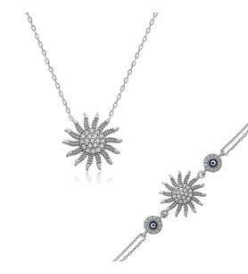 Gümüş Güneş Bayan Set