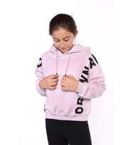 Toontoy Kız Çocuk Dream Baskılı Sweatshirt (Açık Lila)
