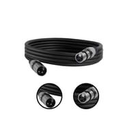 Midex MXL-3M-BK Kaliteli XLR TO XLR 3 mt. Mikrofon Kablosu