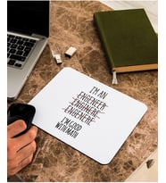 Mühendis Sevgiliye Hediye Engineer Mousepad - Mouse Pad - Fare Altlığı