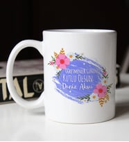 BK Gift Kişiye Özel Öğretmenler Günü Tasarımlı Beyaz Kupa Bardak-4