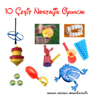 Nostaljik Oyuncaklar Paketi 10 Parça