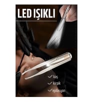 CEYLAN ADAM  Led Işıklı Cımbız Kirpik Kaş Cımbız Epilasyon Cımbızı