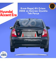 Hyundai Accent Era Krom Bagaj Alt Çıtası 2006 ve Sonrası Paslanmaz Çelik