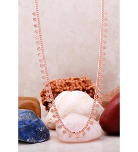 Yonca Rose Gümüş Choker Kolye 7227