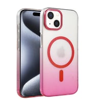 Durukar® iPhone 14 Glossy Magsafe Kapak - Pembe
