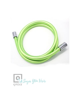 Pvc Kaplama Spiral Duş Hortumu (yeşil) Kırılmaz Kopmaz Banyo Duş Hortumu