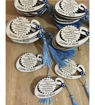 Kişiye Özel Ahşap Magnet Hatıra (Bej)