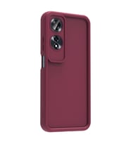 Oppo A60 Kılıf Kamera Korumalı Ananas Silikon Kapak (Mürdüm)