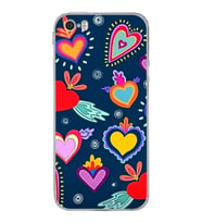 PrintiFy iPhone 5S ile Uyumlu Retro Color 3  Kamera Korumalı Şeffaf  Kılıf