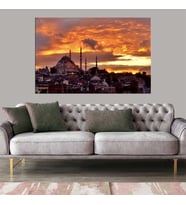 Miyrem Exclusive Serie"  Gün Batımı Ayasofya  Kanvas Tablo