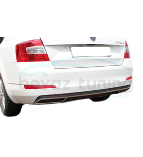 Skoda Octavia A7 Krom Difüzör 3 Set 2013-2017