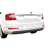 Skoda Octavia A7 Krom Difüzör 3 Set 2013-2017