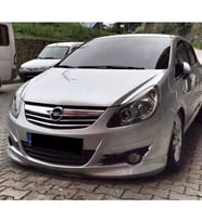 Opel Corsa D Ön Ek Makyajsız Kasa 2006 2007 2008 2009 2010 2011 Mat Siyah Plastik Ön Karlık