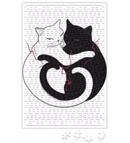Aşk Kediler Blazing Cat Love Puzzle 240 Parça Yapboz