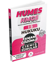 2025 Humes HMGS Hukuk Mesleklerine Giriş Sınavı İş Hukuku Çözümlü Orijinal Çıkmış Sorular Dizgi