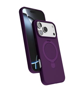 Apple İphone 17 Pro Regal Magsafe Standlı Kapak - Derin Mor