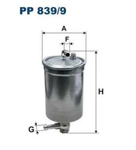 FILTRON PP8399 Yakit Filtresi 8E0127401B 8E0127401C