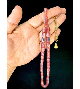 PEMBE KATALİN TESBİH KAPSÜL KESİM 7MMX11MM T-756 (Çok Renkli)