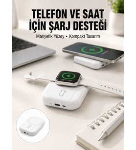 Yüksek Kapasiteli 22.5W Hızlı Şarj Taşınabilir Powerbank Yeni Nesil